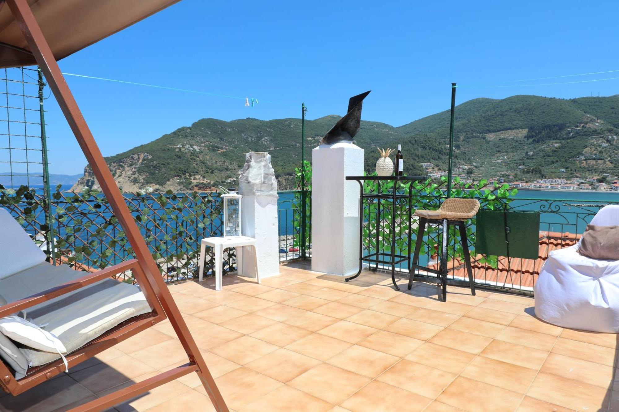 Seminas House Villa Skopelos Town Bagian luar foto