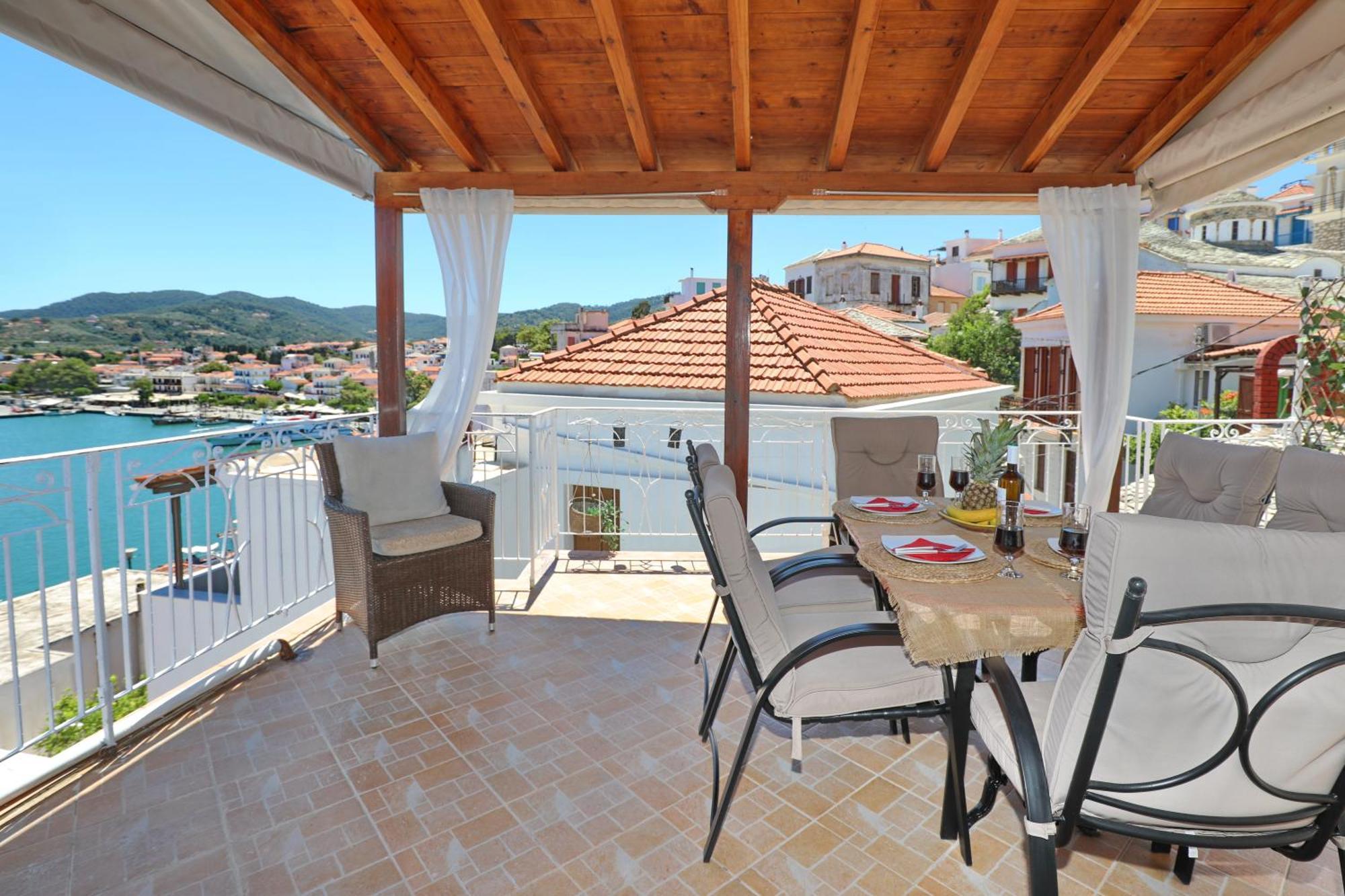 Seminas House Villa Skopelos Town Bagian luar foto